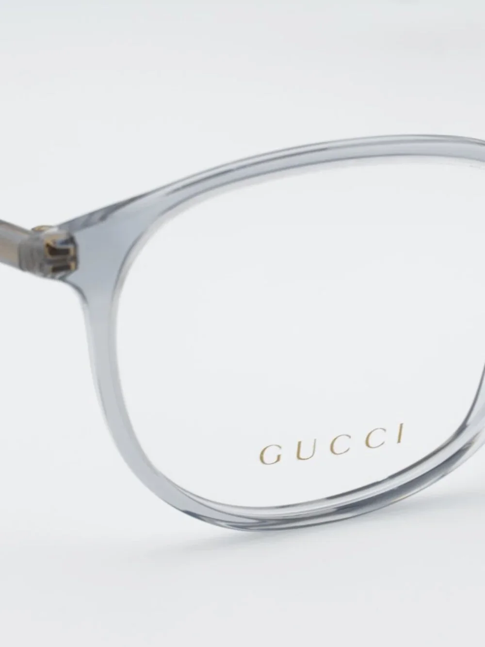 Gucci GG0551O 017 Square Eyeglasses 55mm - Shiny Blue